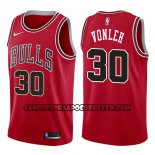 Canotte NBA Bulls Noah Vonleh Icon 2017-18 Rosso