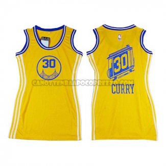 Canotte NBA Donna Faldas Atractivas Warriors Curry Giallo