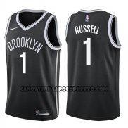 Canotte NBA Nets D'angelo Russell Icon 2017-18 Nero