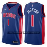 Canotte NBA Pistons Reggie Jackson Icon 2017-18 Blu