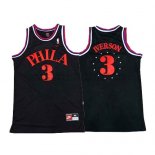 Canotte NBA Throwback 76ers Iverson 1964 Nero