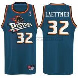 Canotte NBA Throwback Pistons Laettner Blu