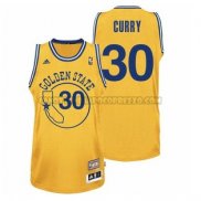 Canotte NBA Throwback Warriors Curry Giallo