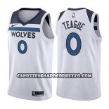 Canotte NBA Timberwolves Jeff Teague Association 2017-18 Bianco