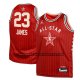 Canotte Bambino All Star 2024 Los Angeles Lakers LeBron James NO 23 Rosso