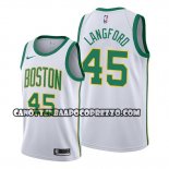 Canotte Boston Celtics Romeo Langford Citta 2019-20 Bianco