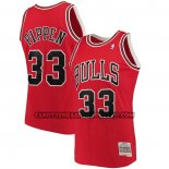 Canotte Chicago Bulls Scottie Pippen NO 33 Mitchell & Ness 1997-98 Rosso