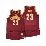 Canotte Cleveland Cavaliers LeBron James NO 23 Mitchell & Ness 2015-16 Rosso