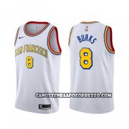 Canotte Golden State Warriors Alec Burks Classic Edition 2019-20 Bianco