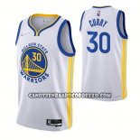 Canotte Golden State Warriors Stephen Curry NO 30 Association 2021-22 Bianco