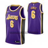 Canotte Los Angeles Lakers LeBron James Statement 2021-22 Viola