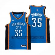 Canotte Oklahoma City Thunder Kevin Durant NO 35 Icon Blu