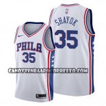 Canotte Philadelphia 76ers Marial Shayok Association Bianco