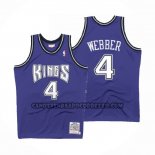 Canotte Sacramento Kings Chris Webber Mitchell & Ness 1998-99 Nero