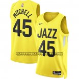 Canotte Utah Jazz Donovan Mitchell NO 45 Icon 2022-23 Giallo