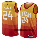 Canotteson Utah Jazz Allen Citta 2018 Giallo