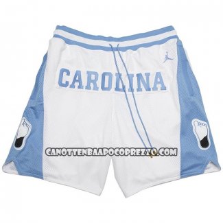 Pantaloncini NCAA North Carolina Tar Heels Bianco