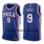 Canotte NBA 76ers Dario Saric Swingman Icon 2017-18 Blu
