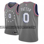 Canotte NBA 76ers Justin Patton Ciudad 2018-19 Grigio
