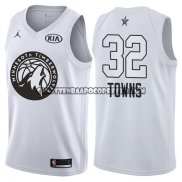 Canotte NBA All Star 2018 Timberwolves Karl-anthony Towns Bianco