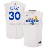Canotte NBA Campione Finale Warriors Curry 2017 Blanco