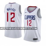 Canotte NBA Clippers Tyrone Wallace Association 2018 Bianco