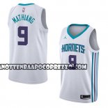 Canotte NBA Hornets Mangok Mathiang Association 2018 Bianco