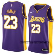 Canotte NBA Lakers Lebron James Statement 2017-18 Viola