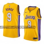 Canotte NBA Lakers Rajon Rondo Icon 2018 Giallo