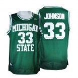 Canotte NBA NCAA Throwback Michigan State Spartans Johnson Verde
