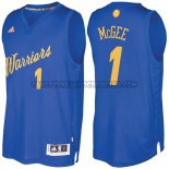 Canotte NBA Natale 2016 Javale Mcgee Warriors Blu