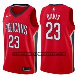 Canotte NBA Pelicans Anthony Davis Statement 2017-18 Rosso