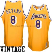 Canotte NBA Throwback Lakers Bryant Giallo