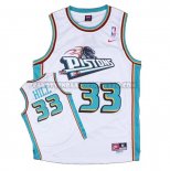 Canotte NBA Throwback Pistons Hill Bianco
