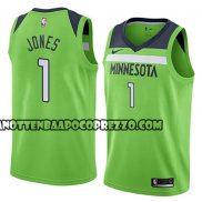 Canotte NBA Timberwolves Tyus Jones Statement 2018 Verde