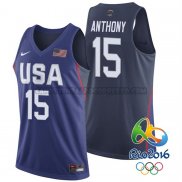 Canotte NBA USA 2016 Anthony Blu