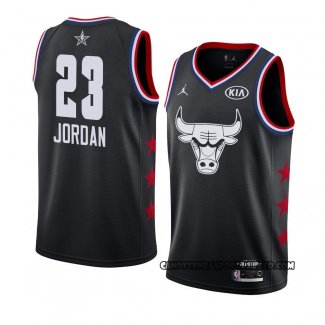 Canotte All Star 2019 Chicago Bulls Michael Jordan Nero
