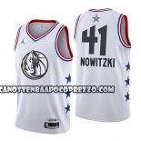 Canotte All Star 2019 Dallas Mavericks Dirk Nowitzki Bianco