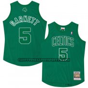 Canotte Boston Celtics Kevin Garnett NO 5 Mitchell & Ness 2012 Verde