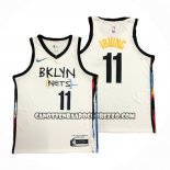 Canotte Brooklyn Nets Kyrie Irving NO 11 Citta 2020-21 Bianco