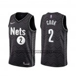 Canotte Brooklyn Nets Tyler Cook Earned 2020-21 Nero