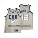 Canotte Charlotte Hornets Kelly Oubre JR. NO 12 Citta Edition Grigio