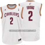 Canotte Cleveland Cavaliers Kyrie Irving NO 2 Bianco
