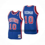 Canotte Detroit Pistons Dennis Rodman Mitchell & Ness 1988-89 Blu