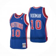 Canotte Detroit Pistons Dennis Rodman Mitchell & Ness 1988-89 Blu