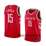 Canotte Houston Rockets Clint Capela Icon 2018 Rosso