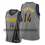 Canotte Indiana Pacers Jakarr Sampson Citta Grigio