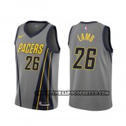 Canotte Indiana Pacers Jeremy Lamb Citta 2019-20 Grigio