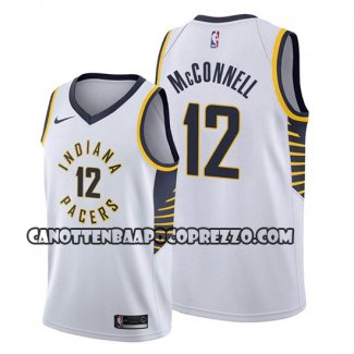 Canotte Indiana Pacers T.j. Mcconnell Association 2019-20 Bianco