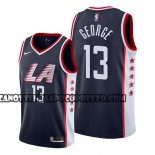 Canotte Los Angeles Clippers Paul George Citta 2019 Nero